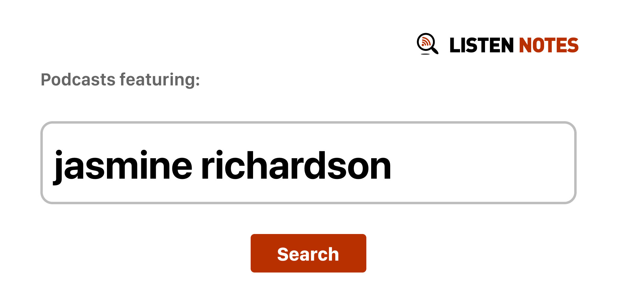 Jasmine Richardson Top podcast episodes